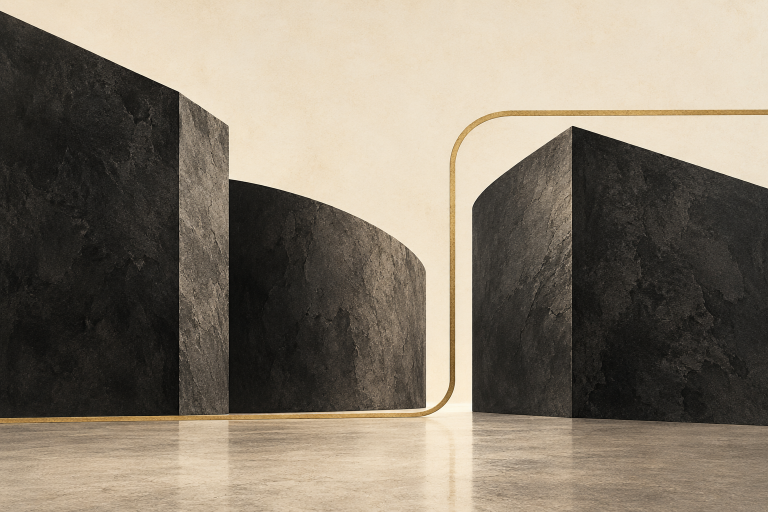 Constitutional boundaries — abstract illustration